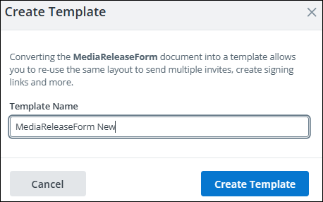 Create template window